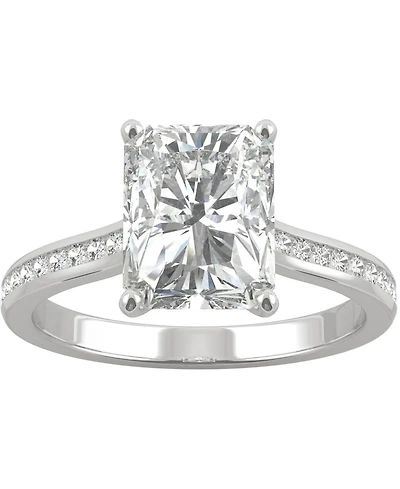 Charles & Colvard Moissanite Radiant Engagement Ring (2-7/8 ct. t.w. Dew) 14k White Gold