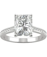 Charles & Colvard Moissanite Radiant Engagement Ring (2-7/8 ct. t.w. Dew) 14k White Gold
