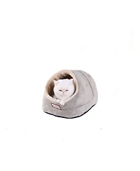 Armarkat Faux Suede Cozy Enclosed Cave Cat Kitten Sleeping Bed, 18"(L) X 12.5"(W) X 11.5"(H), C18HHL/Mh, Sage Green