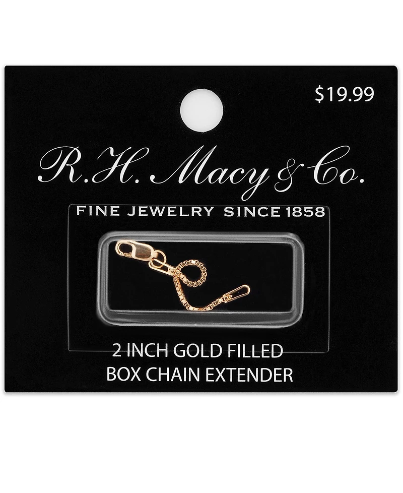 Box Link 2" Chain Extender in Gold-Filled