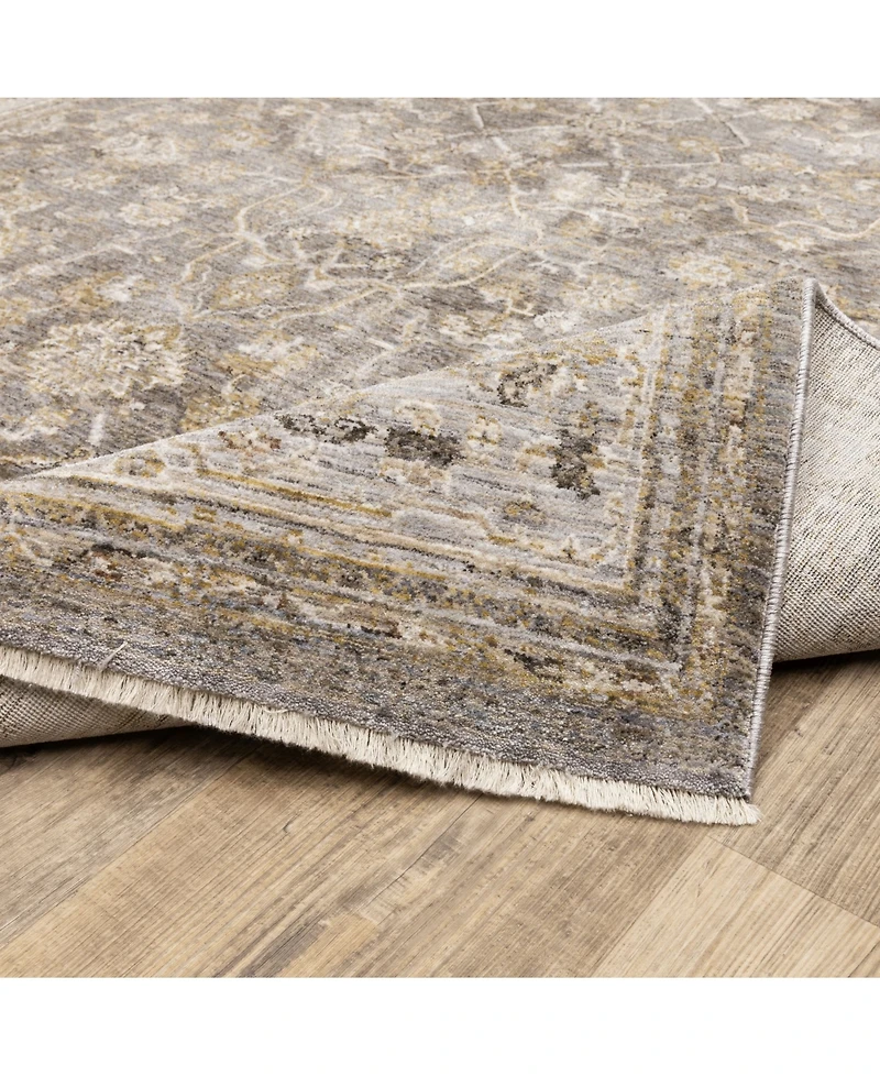 Oriental Weavers Maharaja 40M Beige and Gray 5'3" x 7'6" Area Rug