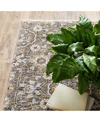 Oriental Weavers Maharaja 532D Gray and Tan 2' x 3' Area Rug
