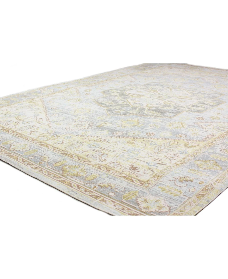 Closeout! Bashian Corse Cor-02 Gray 5'2" x 7'6" Area Rug