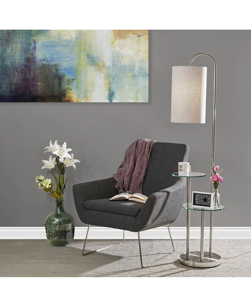 Adesso Leonard Shelf Floor Lamp