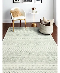 Bashian Taron Val-08 Green 5' x 7'6" Area Rug