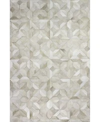 Bashian Cowhide Hie 04 Camel Rug