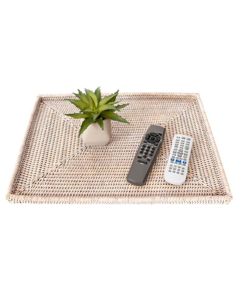 Artifacts Trading Company Artifacts Rattan Rectangular Flat Tray