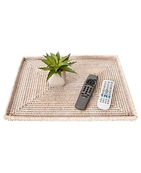Artifacts Trading Company Artifacts Rattan Rectangular Flat Tray