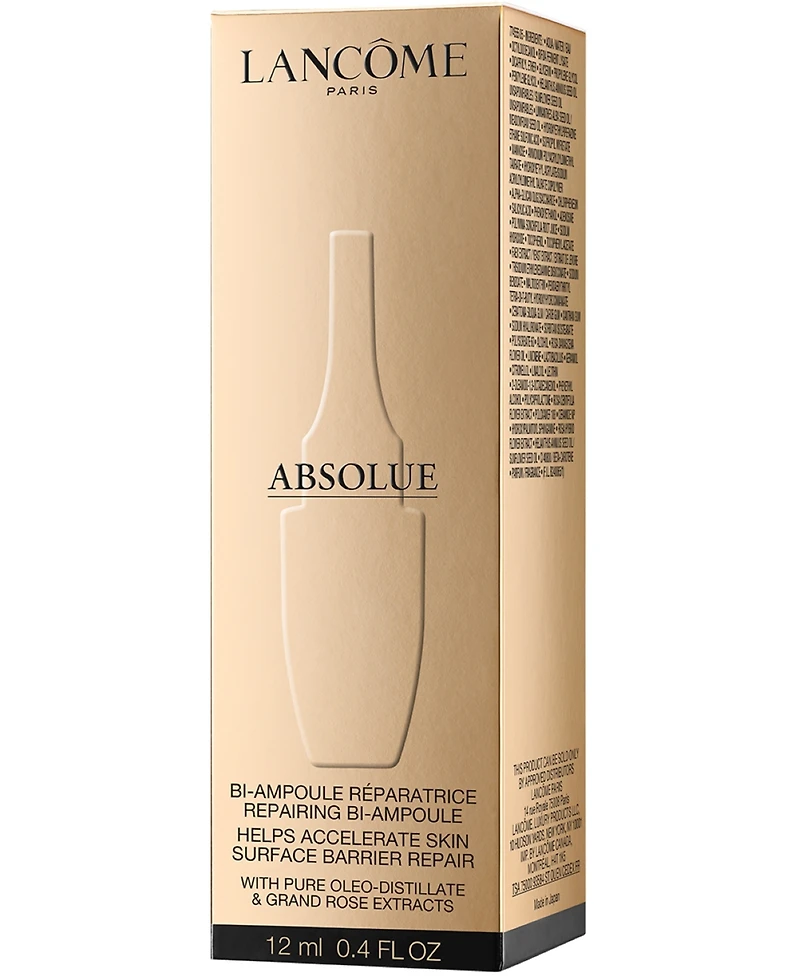 Lancome Absolue Overnight Repairing Bi-Ampoule Concentrated Anti-Aging Serum, 0.4-oz.