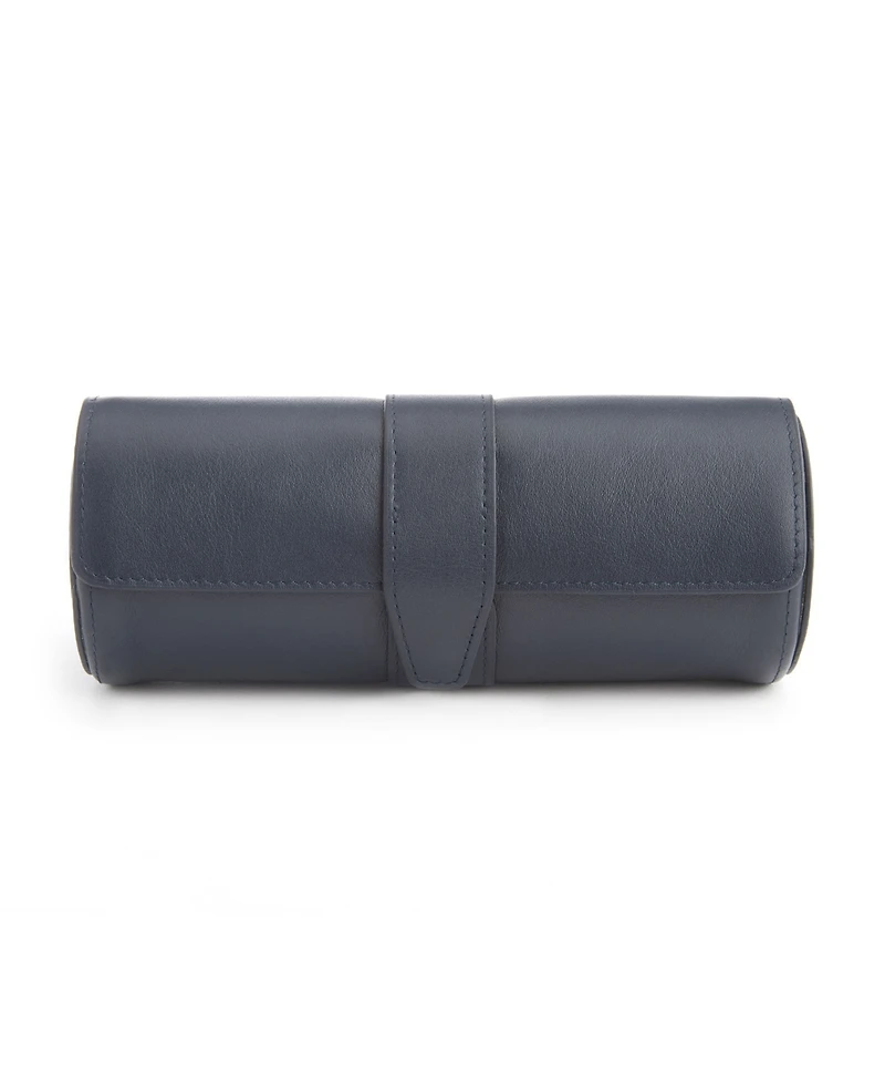 Royce New York Suede Lined Travel Watch Roll