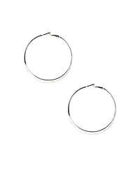 Nine West Large Flat Hoop Earring