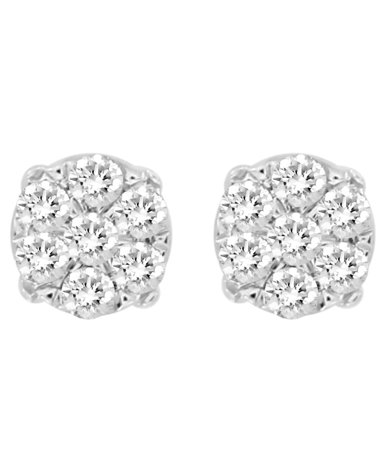 Men's Diamond (1/4 ct.t.w.) Earring Set in Yellow Gold