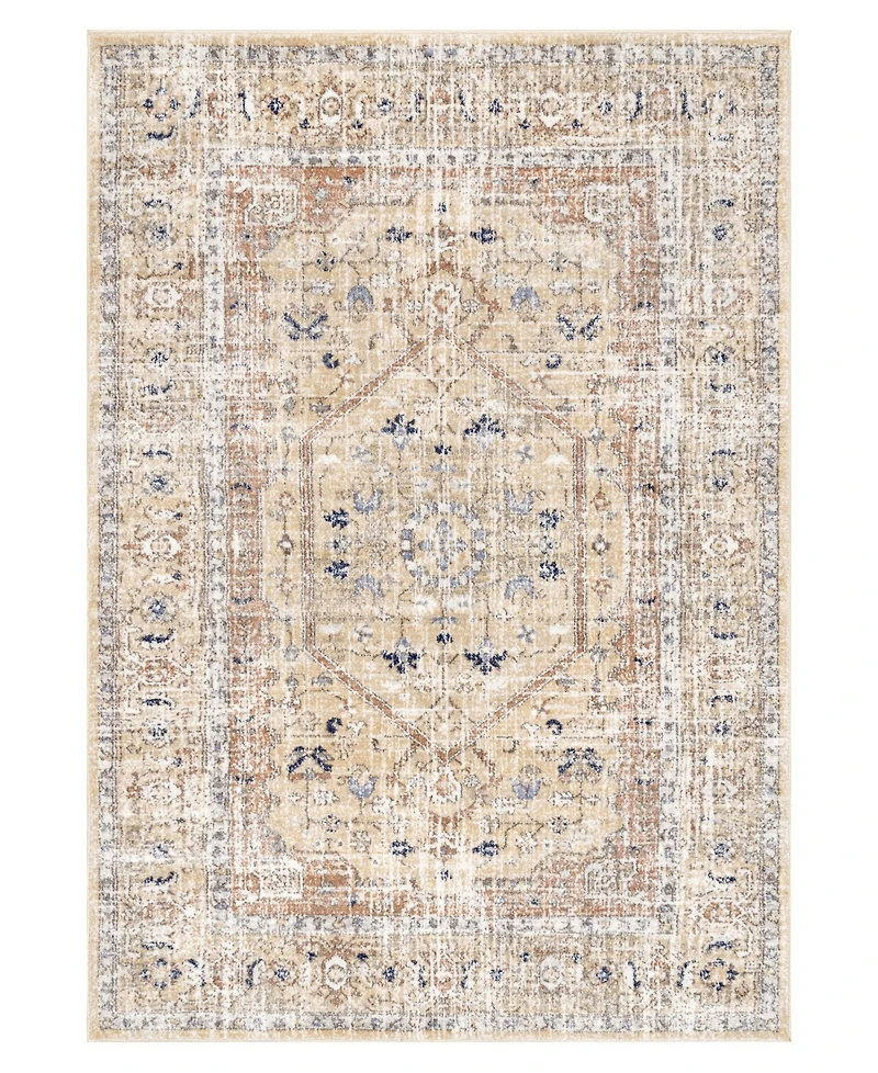 nuLoom Jacquie RZAB07D Gold 5' x 7'5" Area Rug