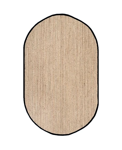 nuLoom Elijah BHSG01C Black 5' x 8' Area Rug