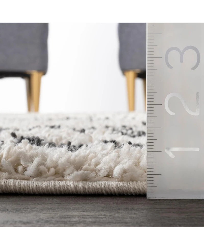 nuLoom Mackie GCDI03A Ivory 5'3" x 7'7" Area Rug