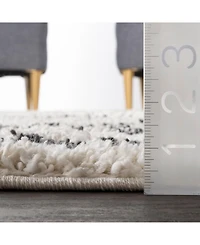 nuLoom Mackie GCDI03A Ivory 5'3" x 7'7" Area Rug