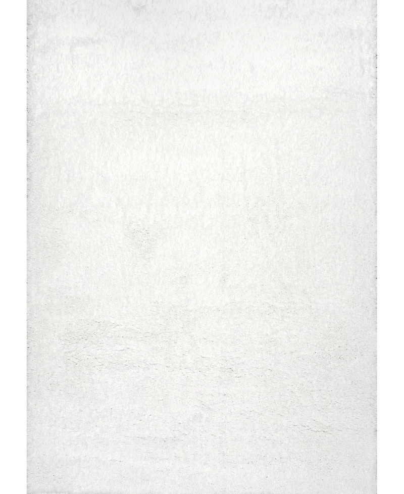 nuLoom Gynel OZAS01A White 5'3" x 7'6" Area Rug