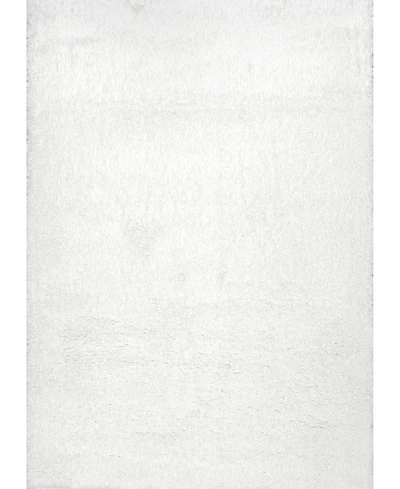 nuLoom Gynel OZAS01A White 5'3" x 7'6" Area Rug