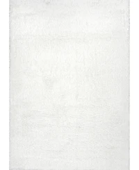 nuLoom Gynel OZAS01A White 5'3" x 7'6" Area Rug