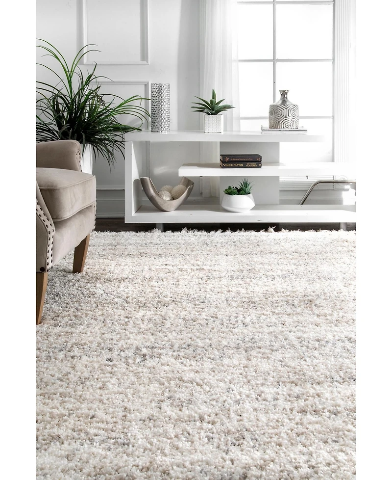 nuLoom Brooke KKEL04A Ivory 5'3" x 7'7" Area Rug