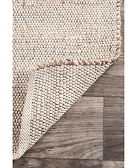 nuLoom Elfriede HMMT01A Neutral 5' x 8' Area Rug