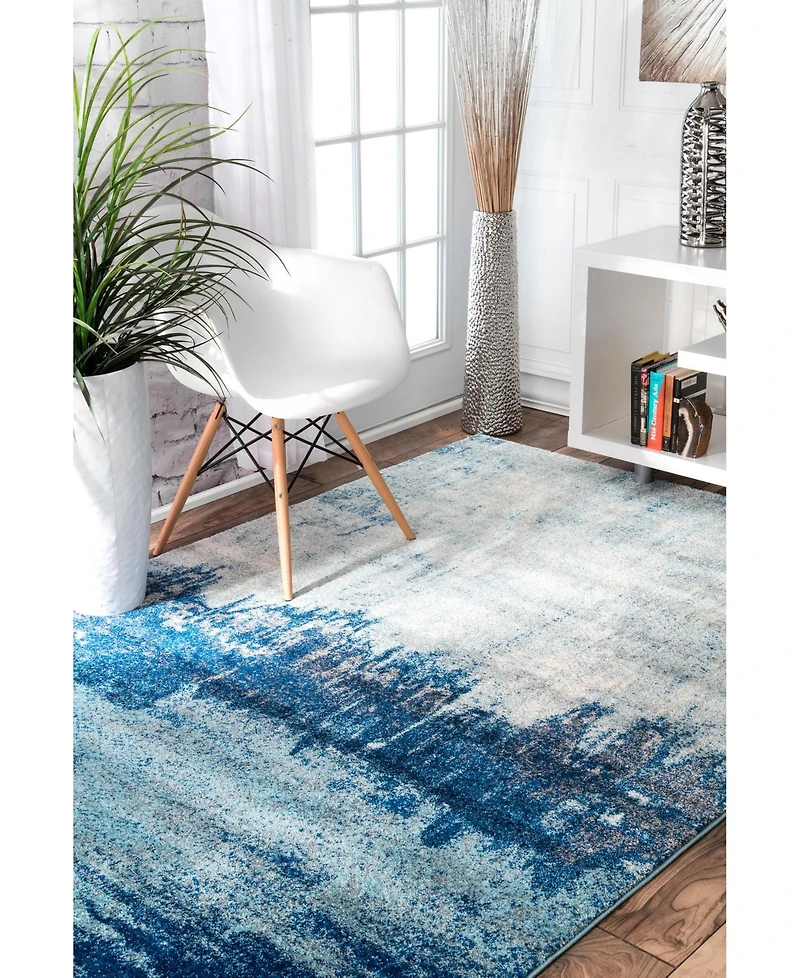 nuLoom Alayna RZBD51A Blue 5' x 8' Area Rug