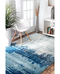 nuLoom Alayna RZBD51A Blue 5' x 8' Area Rug