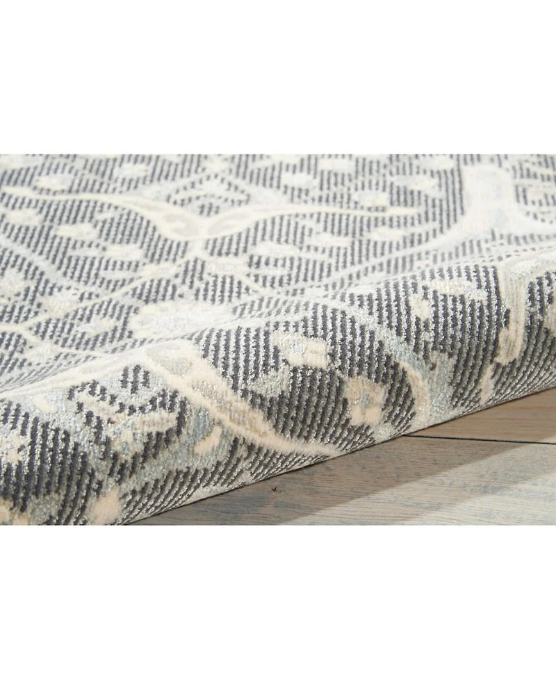 Nourison Home Luminance LUM08 Charcoal 5'3" x 7'5" Area Rug