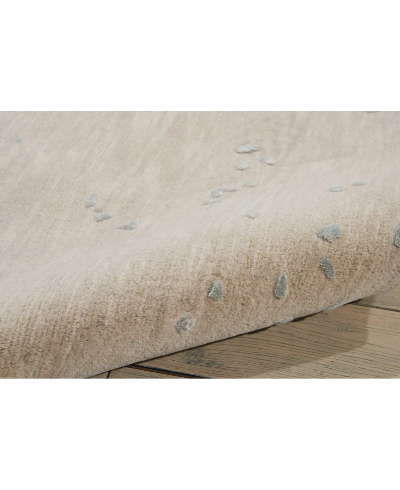 Nourison Home Opaline OPA06 Beige 3'9" x 5'9" Area Rug