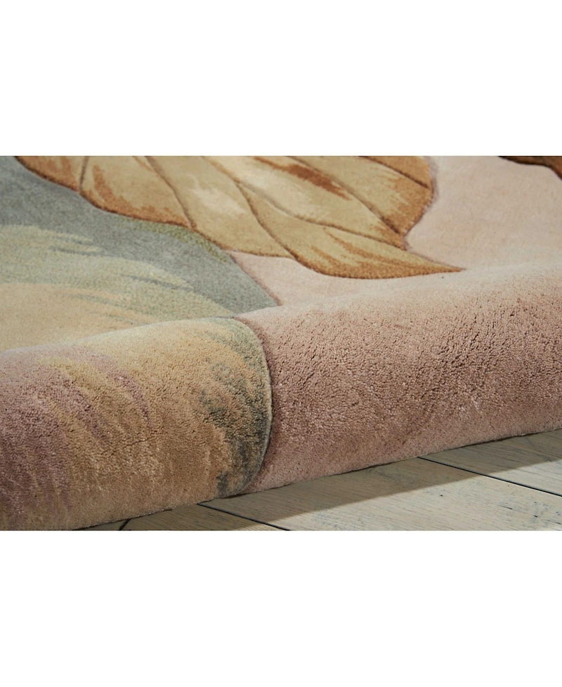 Nourison Home Tropics TS04 Beige 7'6" x 9'6" Area Rug