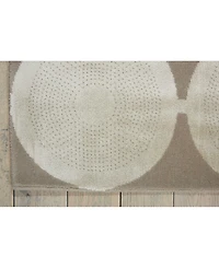 Nourison Home Luminance LUM02 Silver 3'5" x 5'5" Area Rug
