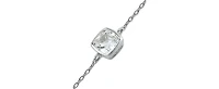 Giani Bernini Cubic Zirconia Bezel Ankle Bracelet, Created for Macy's