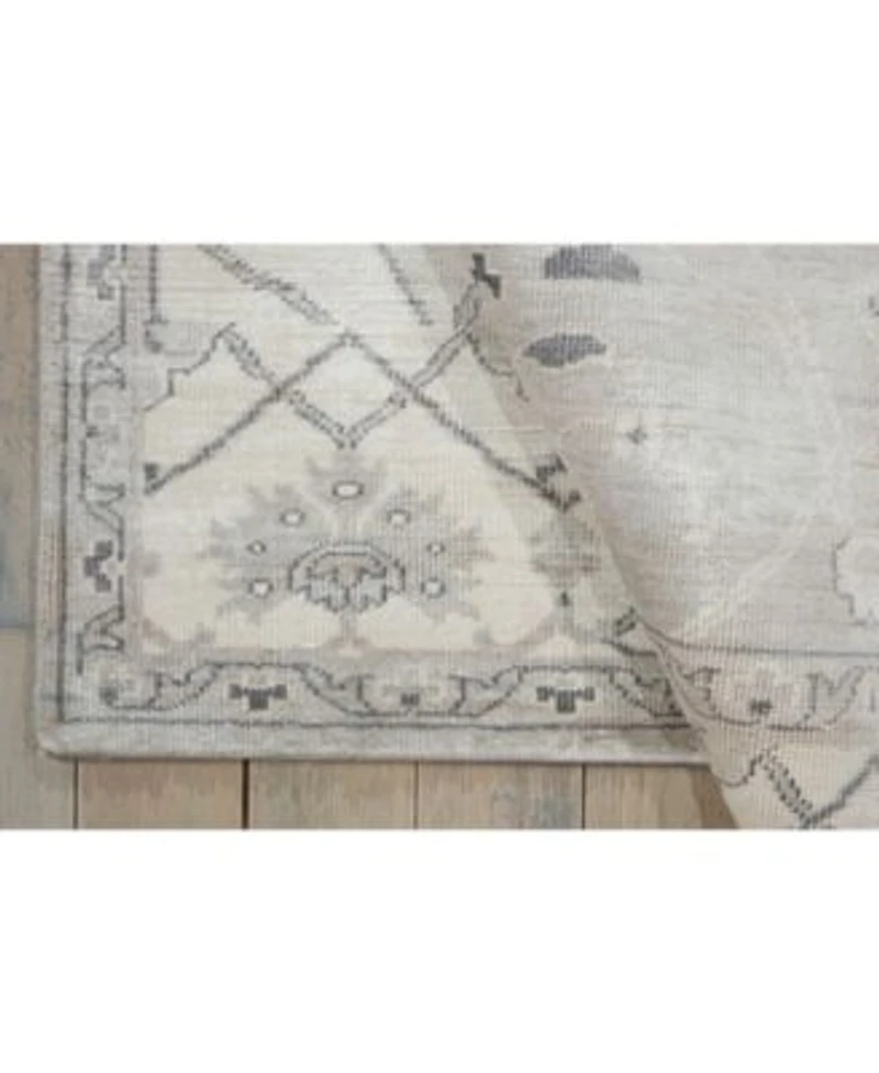 Nourison Home Aldora Ald01 Silver Rug