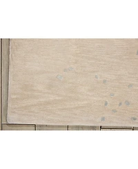 Nourison Home Opaline OPA06 Beige 3'9" x 5'9" Area Rug