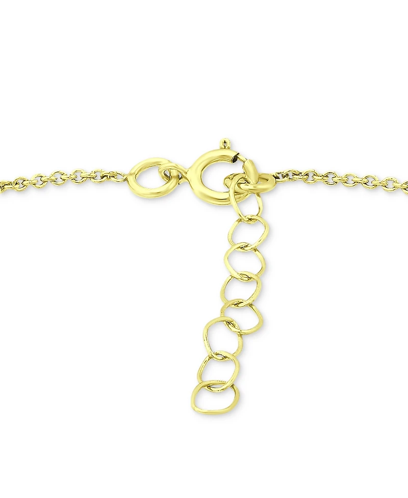 Giani Bernini Cubic Zirconia Star Ankle Bracelet, Created for Macy's