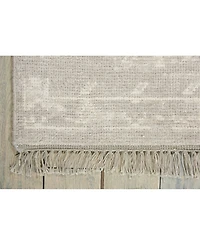 Nourison Home Elan ELN03 Silver 5'6" x 8' Area Rug