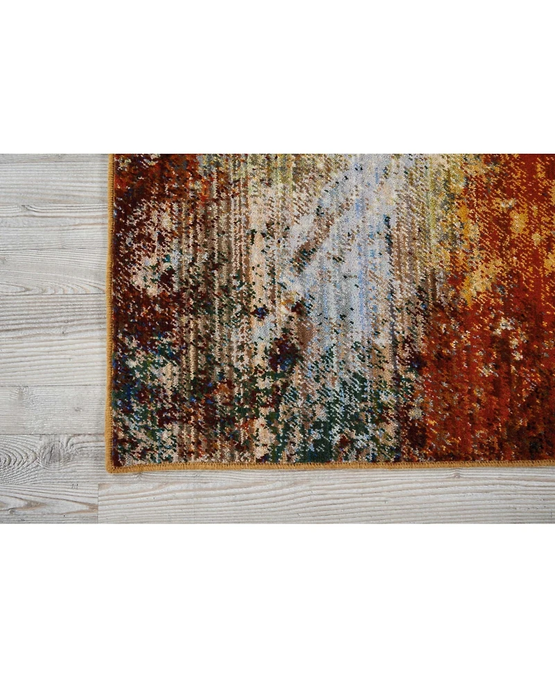 Nourison Home Chroma CRM02 Paprika 4' x 6' Area Rug