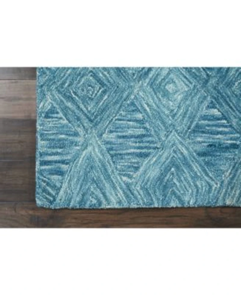 Nourison Home Interlock Lnk01 Aquamarine Rug