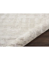 Nourison Home Ellora ELL01 Ivory and Gray 5'6" x 7'5" Area Rug