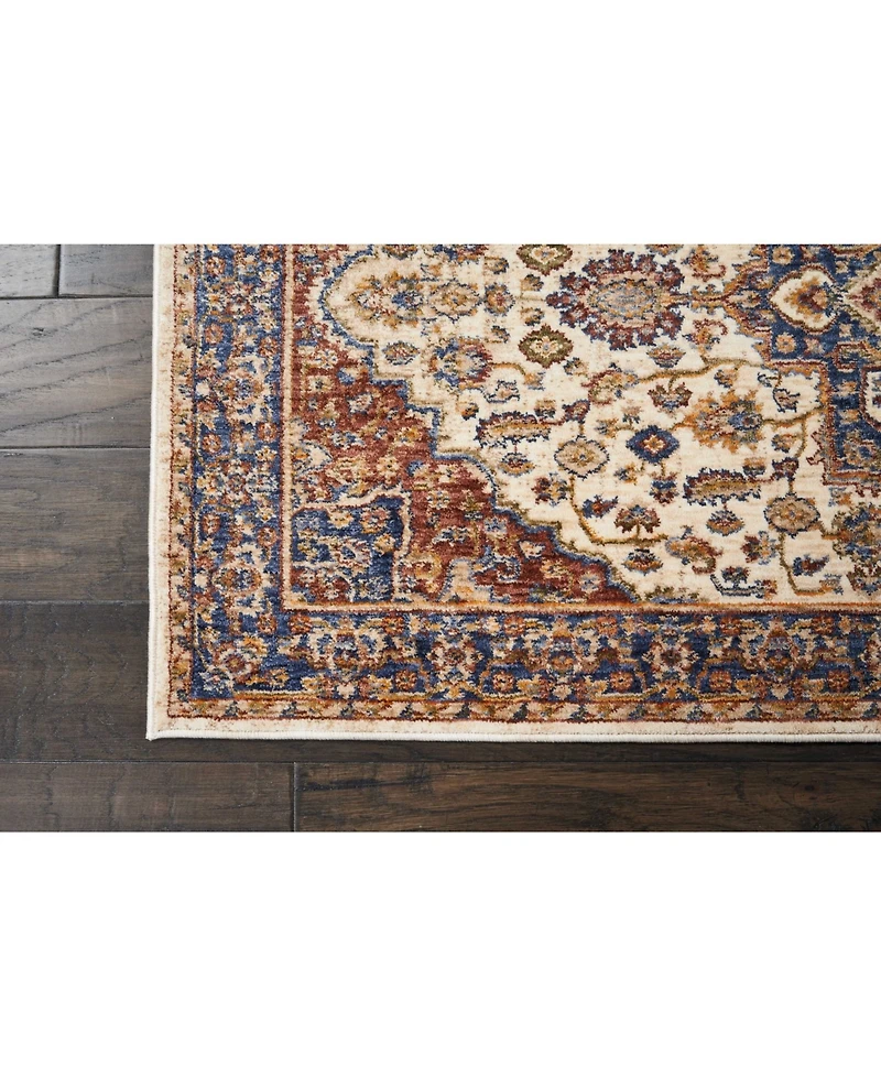 Closeout! Nourison Home Lagos LAG04 Cream 2'3" x 7'6" Runner Rug
