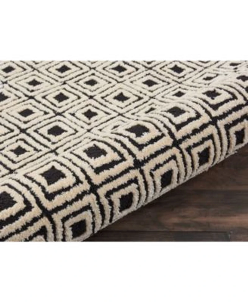 Nourison Home Deco Mod 37591 Black Rug