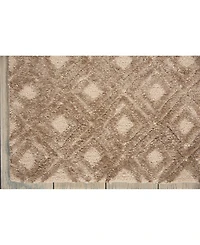 Nourison Home Deco Mod DEC02 Taupe 5'3" x 7'4" Area Rug