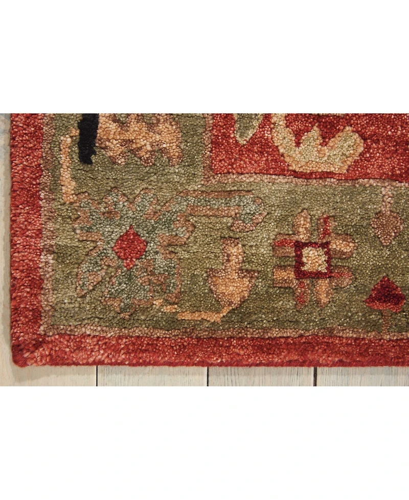 Nourison Home Tahoe TA01 Rust 5'6" x 8'6" Area Rug
