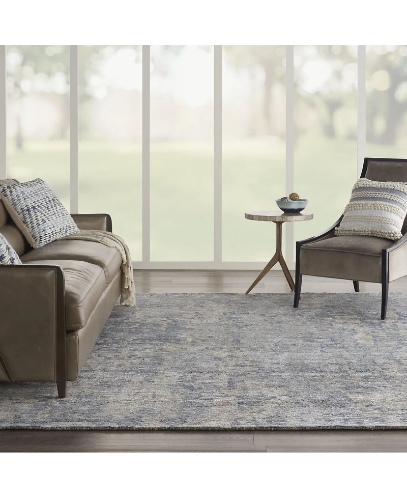 Nourison Home Ellora ELL04 Charcoal 7'9" x 9'9" Area Rug