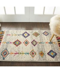 Closeout Nourison Home Nomad Nmd04 Cream Gray Rug