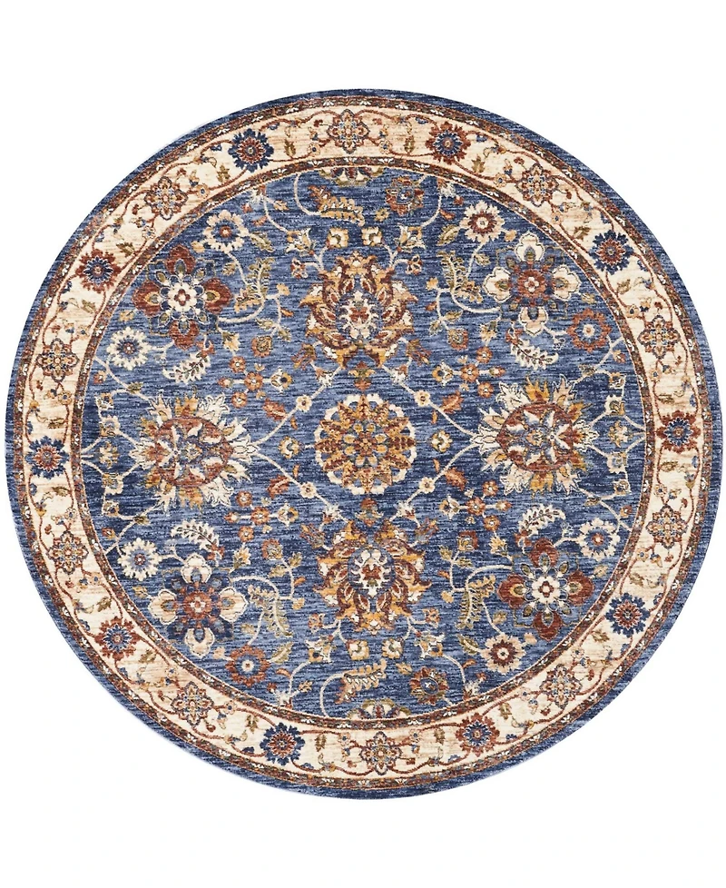 Closeout! Nourison Home Lagos LAG04 Blue 5'3" x 7'6" Area Rug