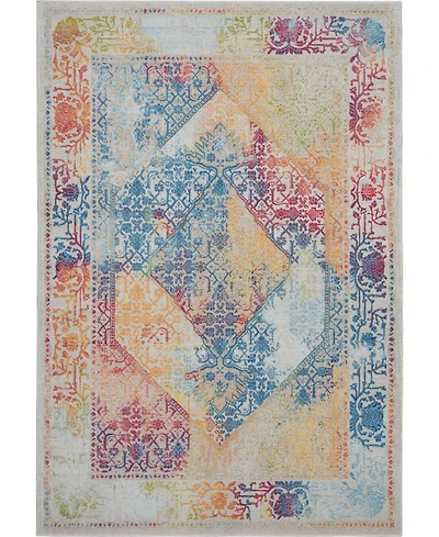 Nourison Home Ankara Global ANR04 Ivory 4' x 6' Area Rug