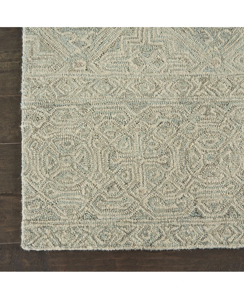 Nourison Home Azura AZM01 Ivory and Gray 8' x 11' Area Rug