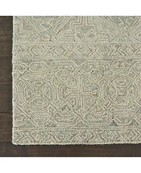 Nourison Home Azura AZM01 Ivory and Gray 8' x 11' Area Rug