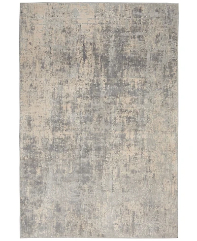 Nourison Home Rustic Textures RUS01 Ivory 5'3" x 7'3" Area Rug